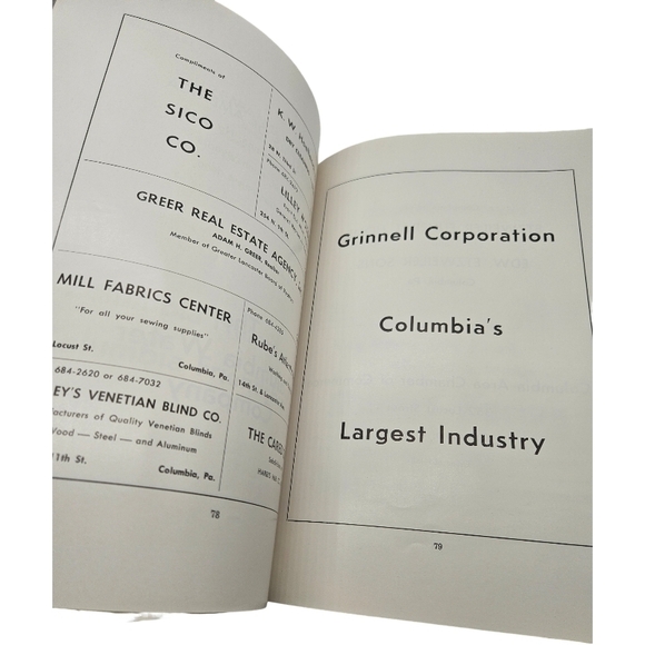 1963 Columbia PA Civil War Centennial Program - Picture 10 of 11